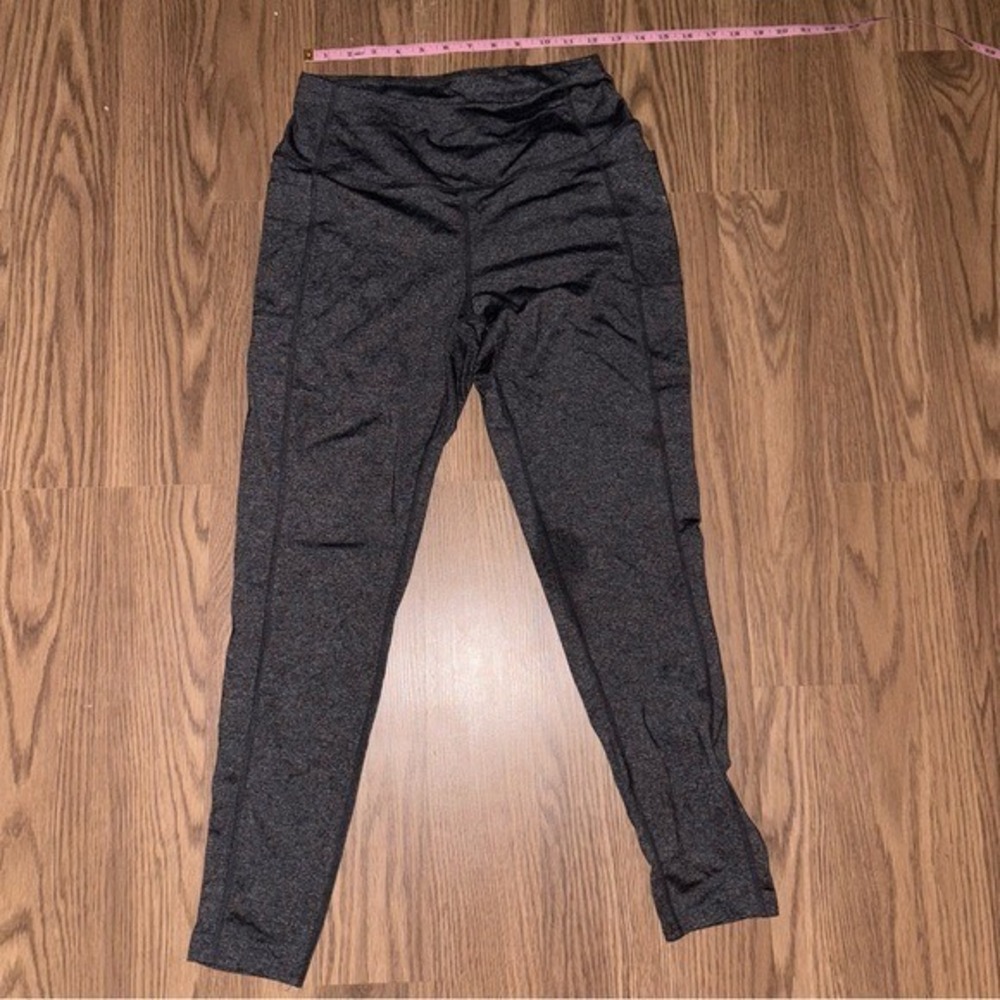 Athletic‎ Leggings with Pockets High Waisted Yoga Pants Workout Gray